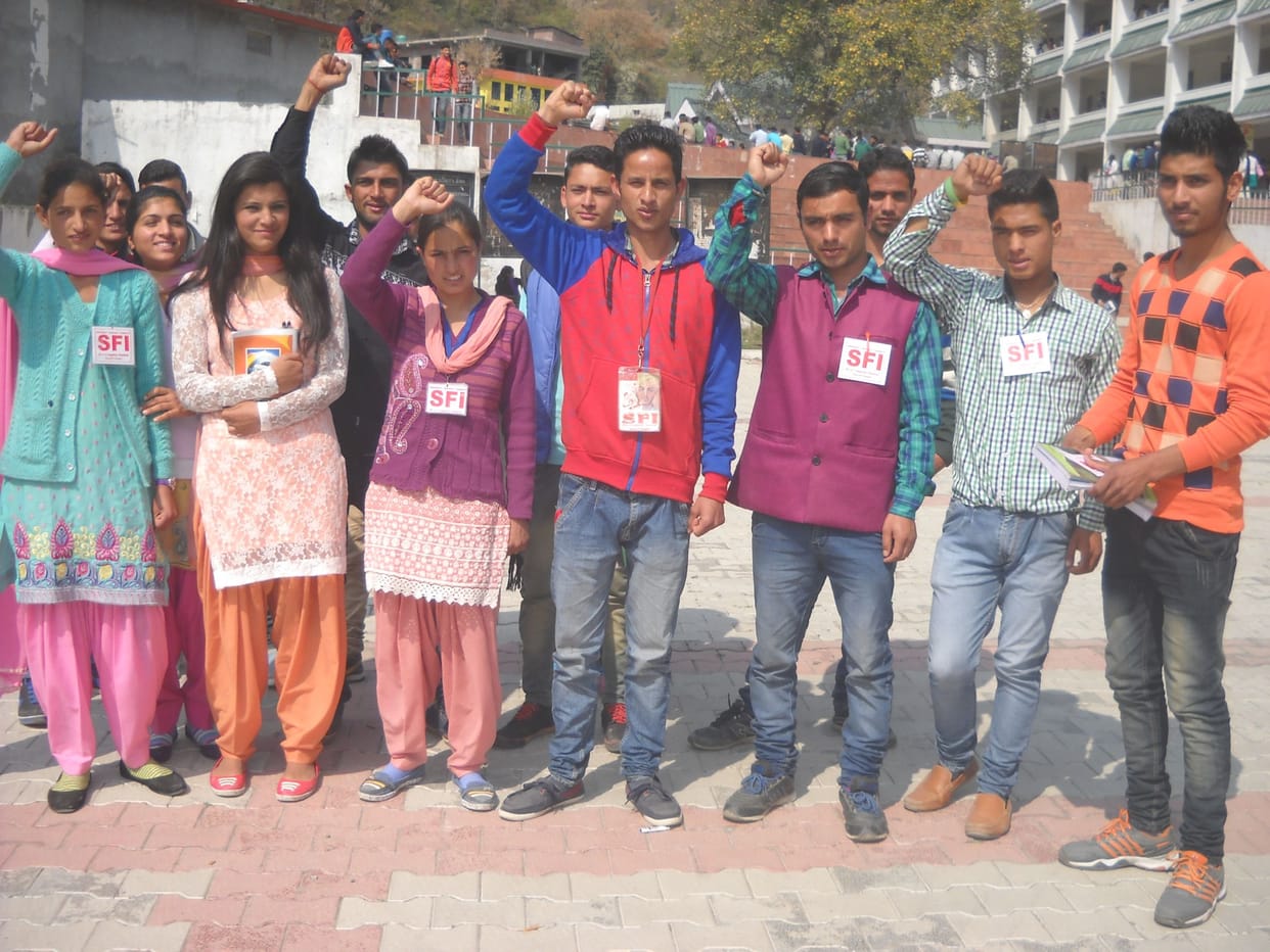 sfi support to jnu leader kanheya.