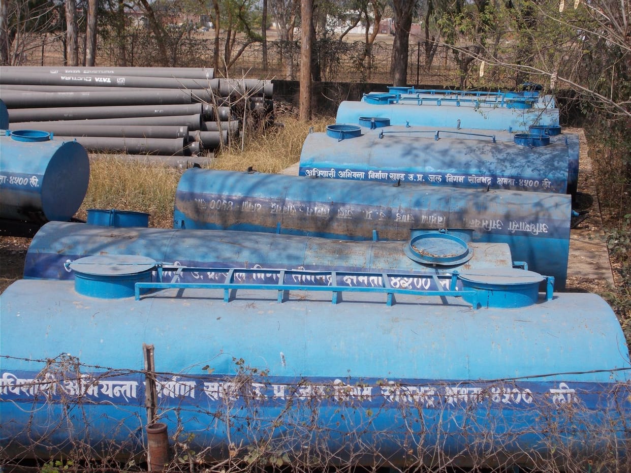 Some 200 tanker during rainy season