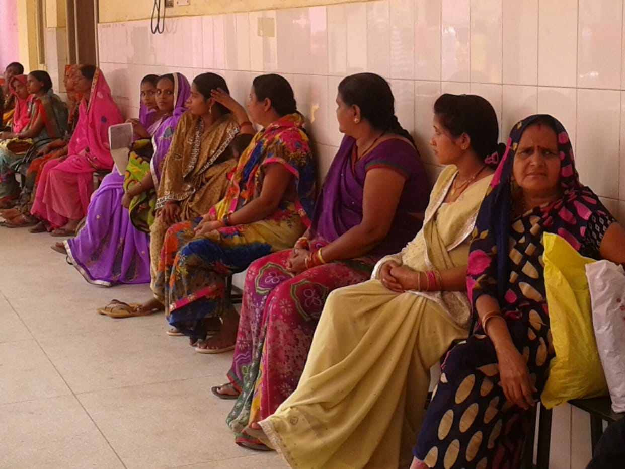 ultrasound impeded in women hospital