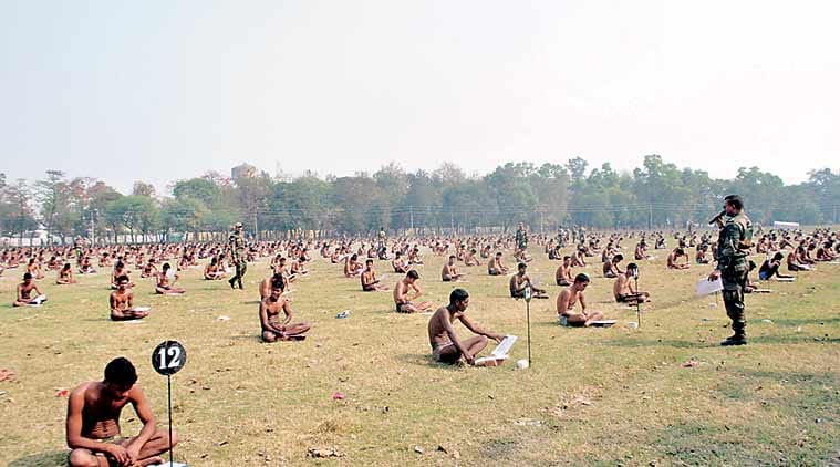 army exam in underwear, high court took self cognizance