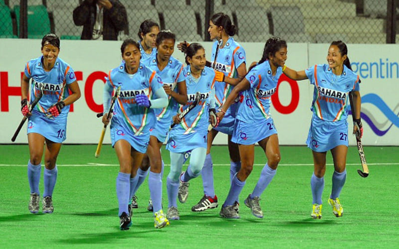 women hockey team defeat scotland