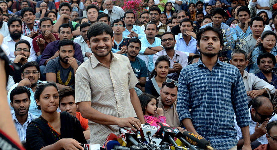 to inform us in police station what would kanhaiya doing in jnu