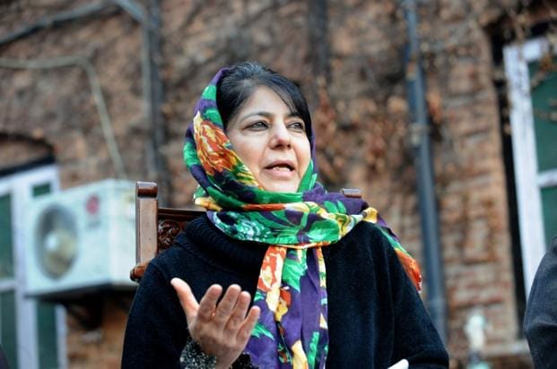 mehbooba mufti softens stand over govt formation