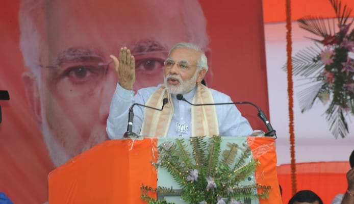 Farmers denies to give land for Modi rally