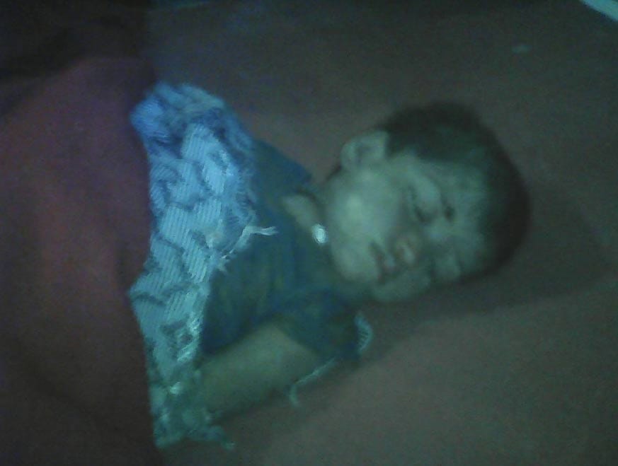dead body of kid found after twenty seven hours of the fallen down in the bore