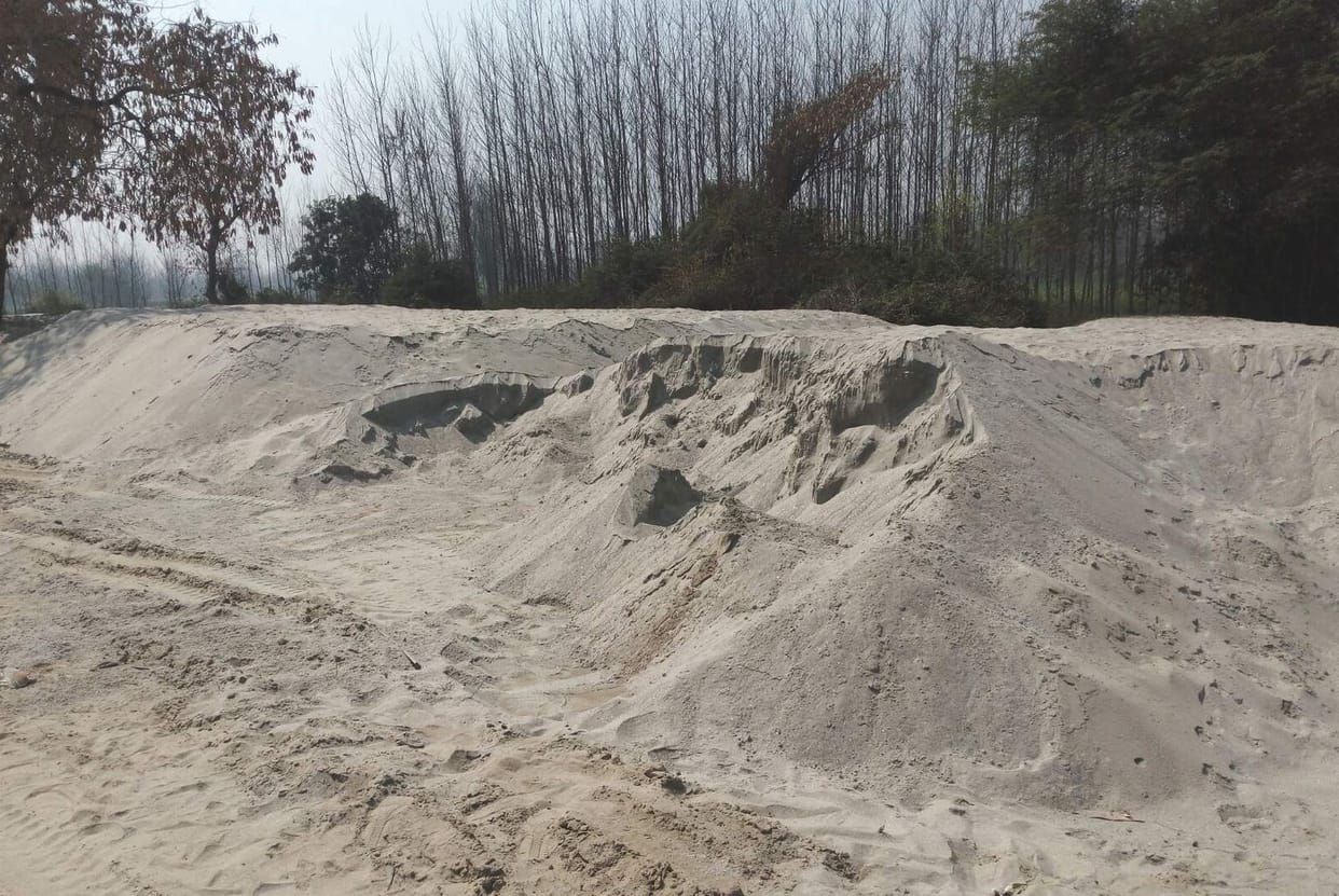 illigal mining of sand