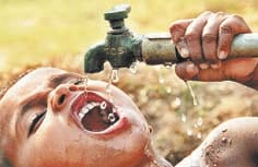 This time the water shortage in summer