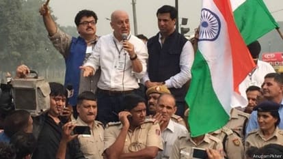 Anupam Kher speech, targets yogi-sadhvi.