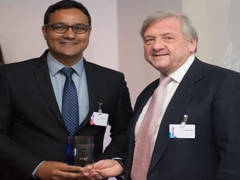 ashish dabral make Example, got volunteer of the year award.
