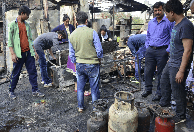 BIG cylinder blast in a house, including elderly, two scorched