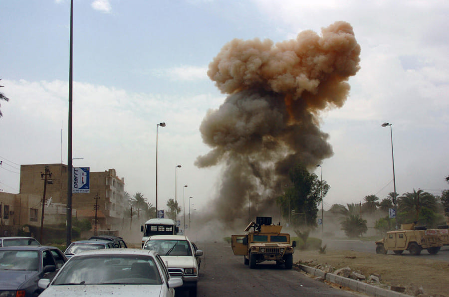 sucide bomber attack in iraq
