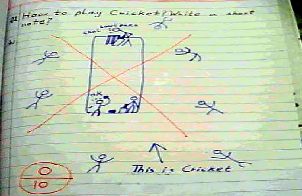 funny answers in sheet