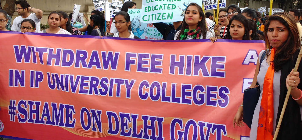  delhi government could withdra fee hike in ip university