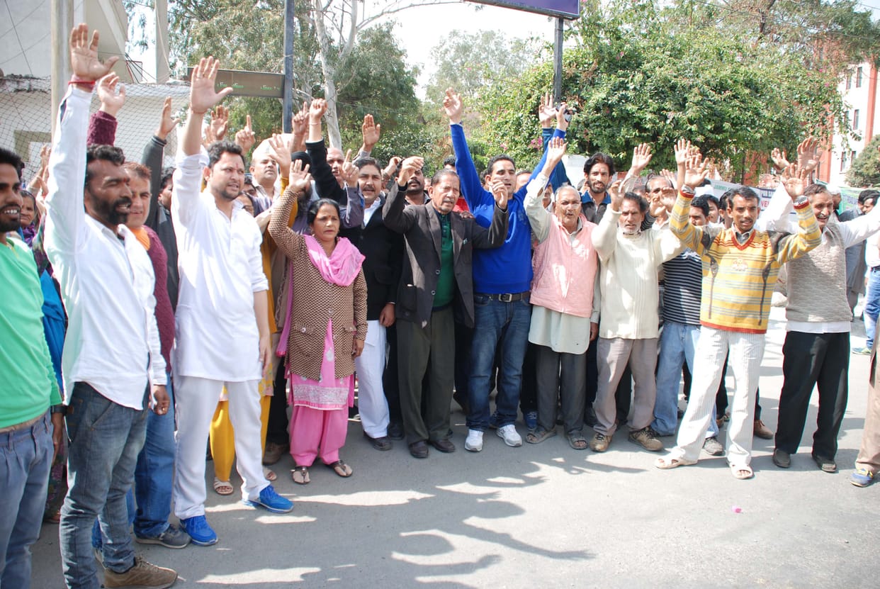 people protest