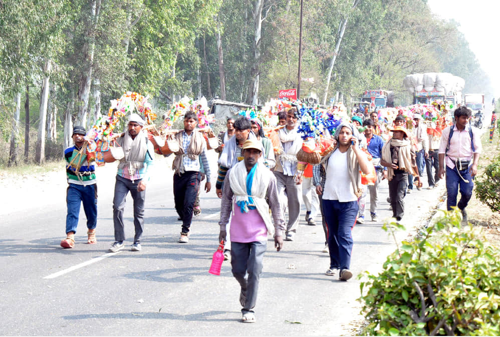 jam on national highway 24, 