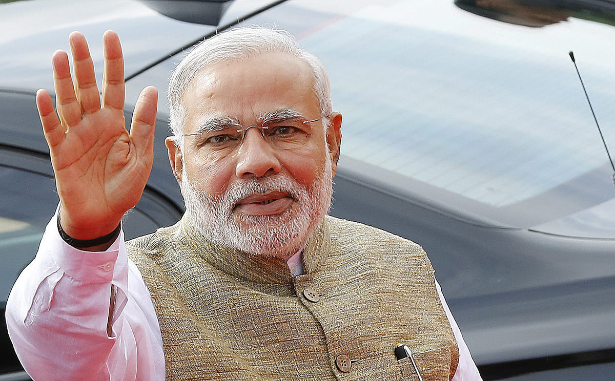 Nirmal singh met prime minister narendra modi in new delhi