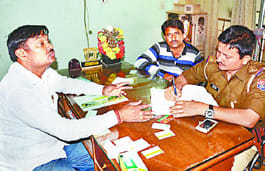 Demanded protection money from a property dealer