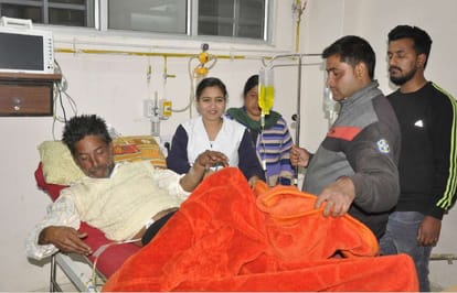  one died 9 serious in hospital after consuming prasad at temple in kullu.