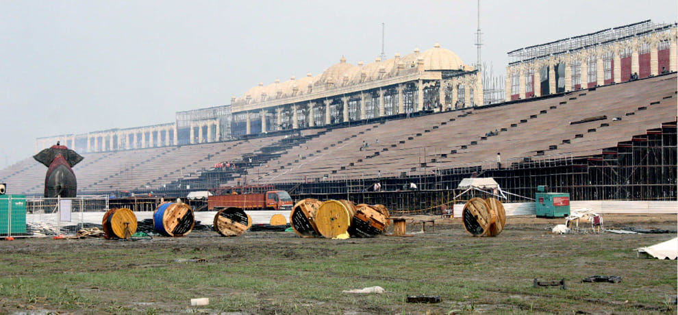 rebuke to environment ministry on art of Living program temporary construction