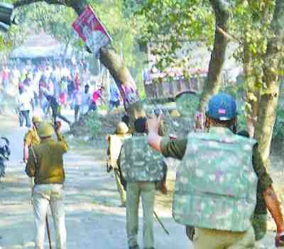 Procreative beaten by police