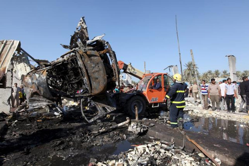 60 people died in car bomb blast in iraq city's hilla