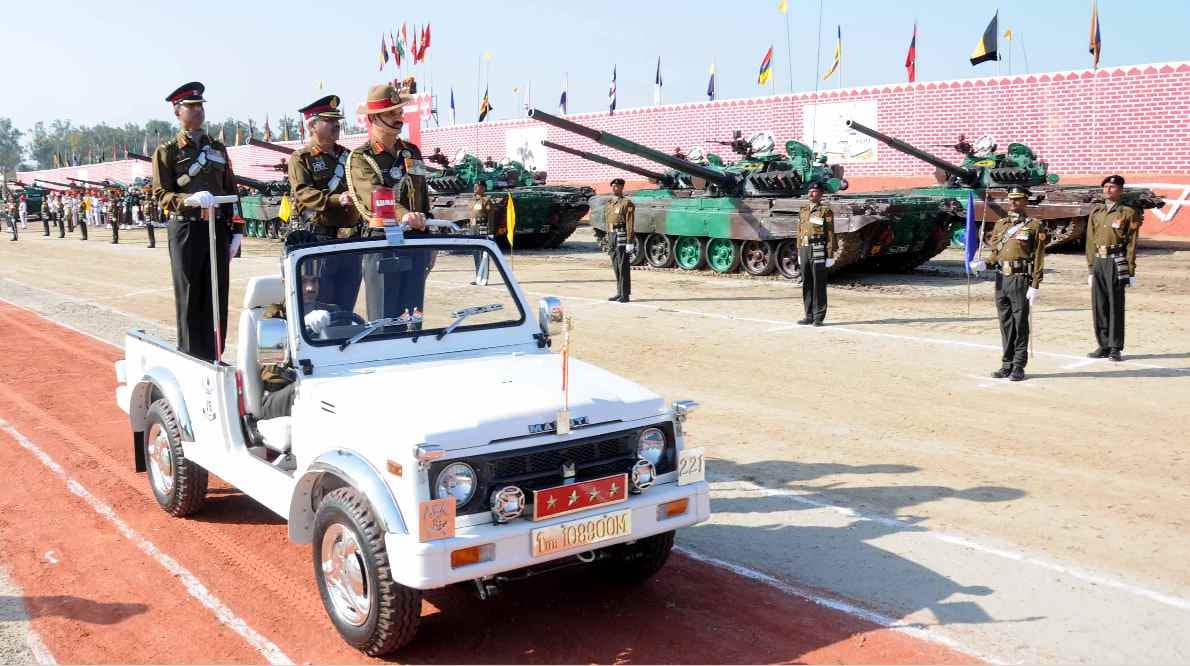 army chief awarded flag to 18 cavalry regiment in amritsar