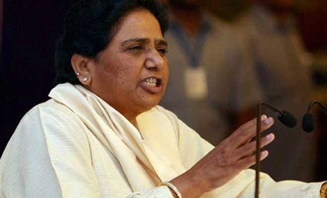 mayawati speaks on sahai aayog report