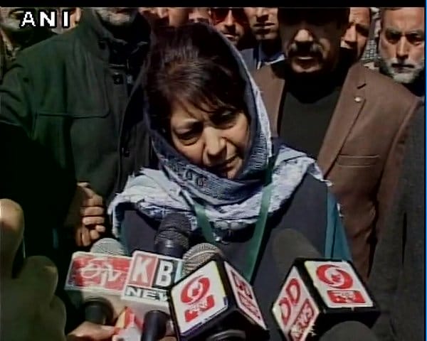 mufti's decision final on alliance with BJP, says mehbooba 