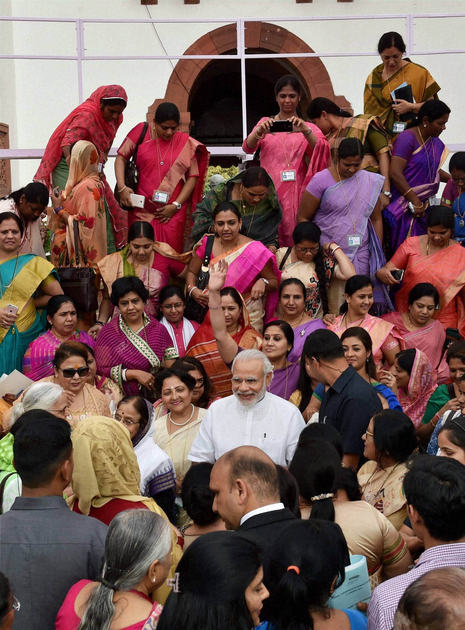  Prime Minister Narendra Modi at session of the National Conference of Women Legislators