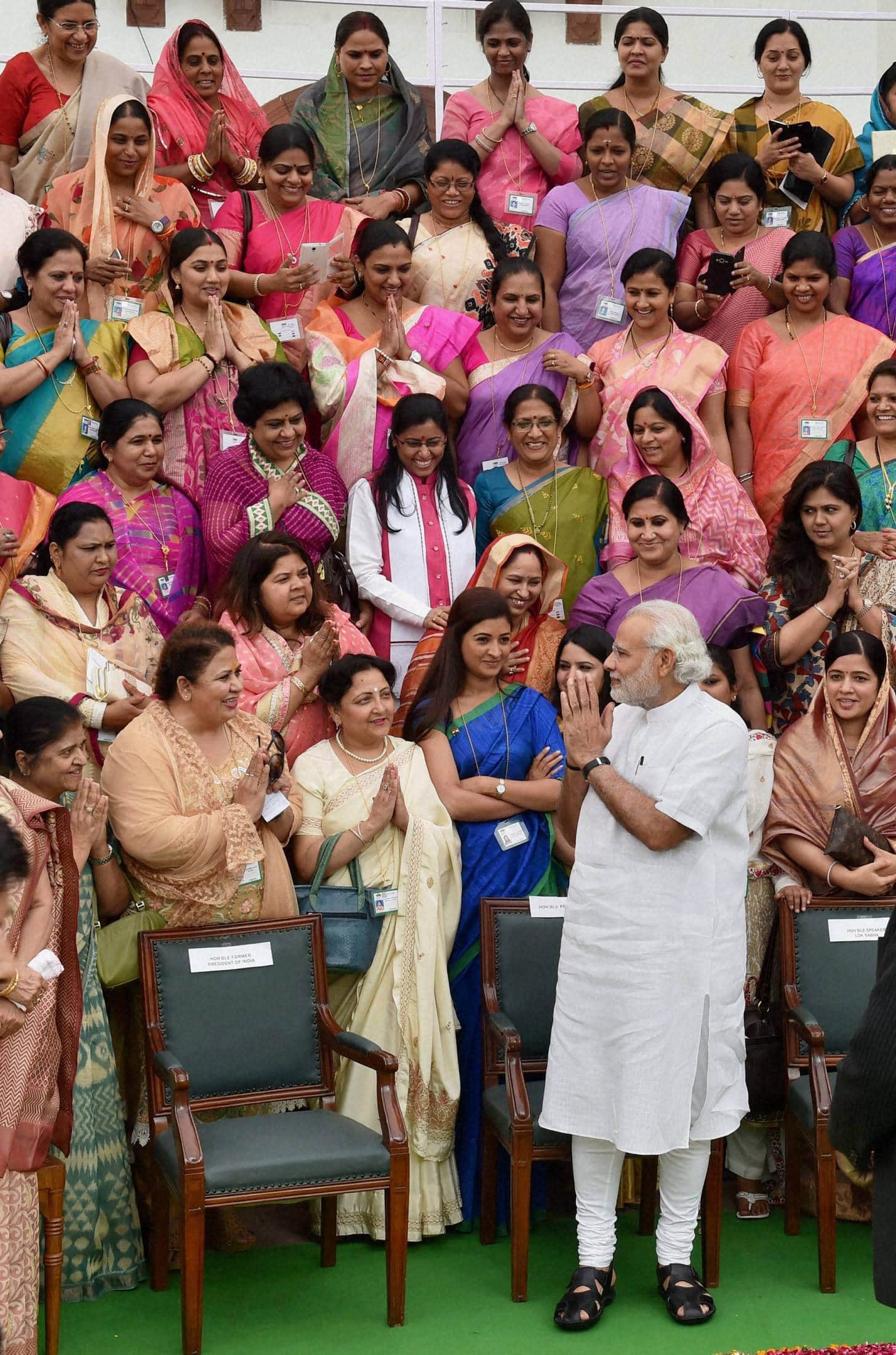  Prime Minister Narendra Modi at session of the National Conference of Women Legislators