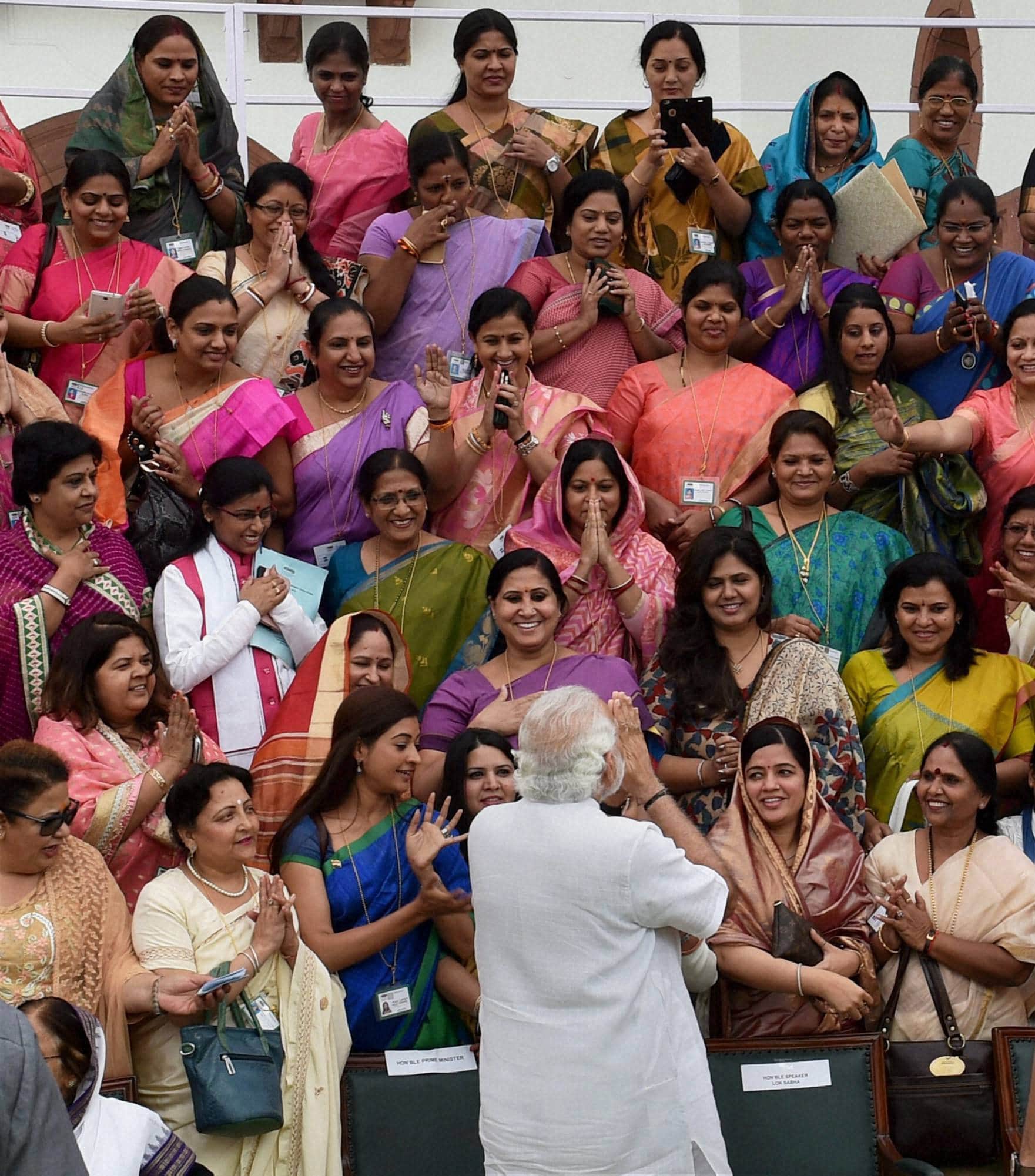 Prime Minister Narendra Modi at session of the National Conference of Women Legislators