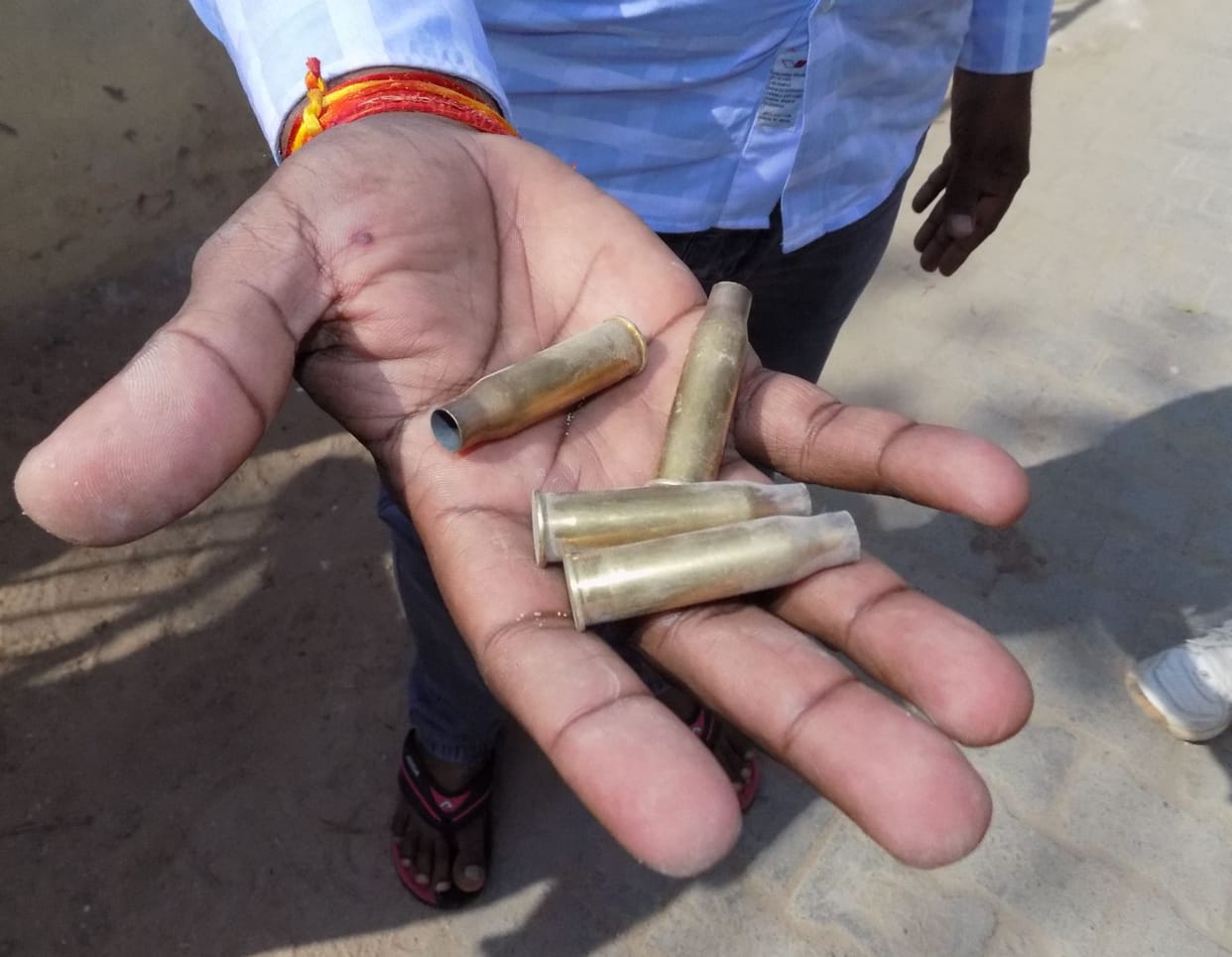 Panic firing in housing development