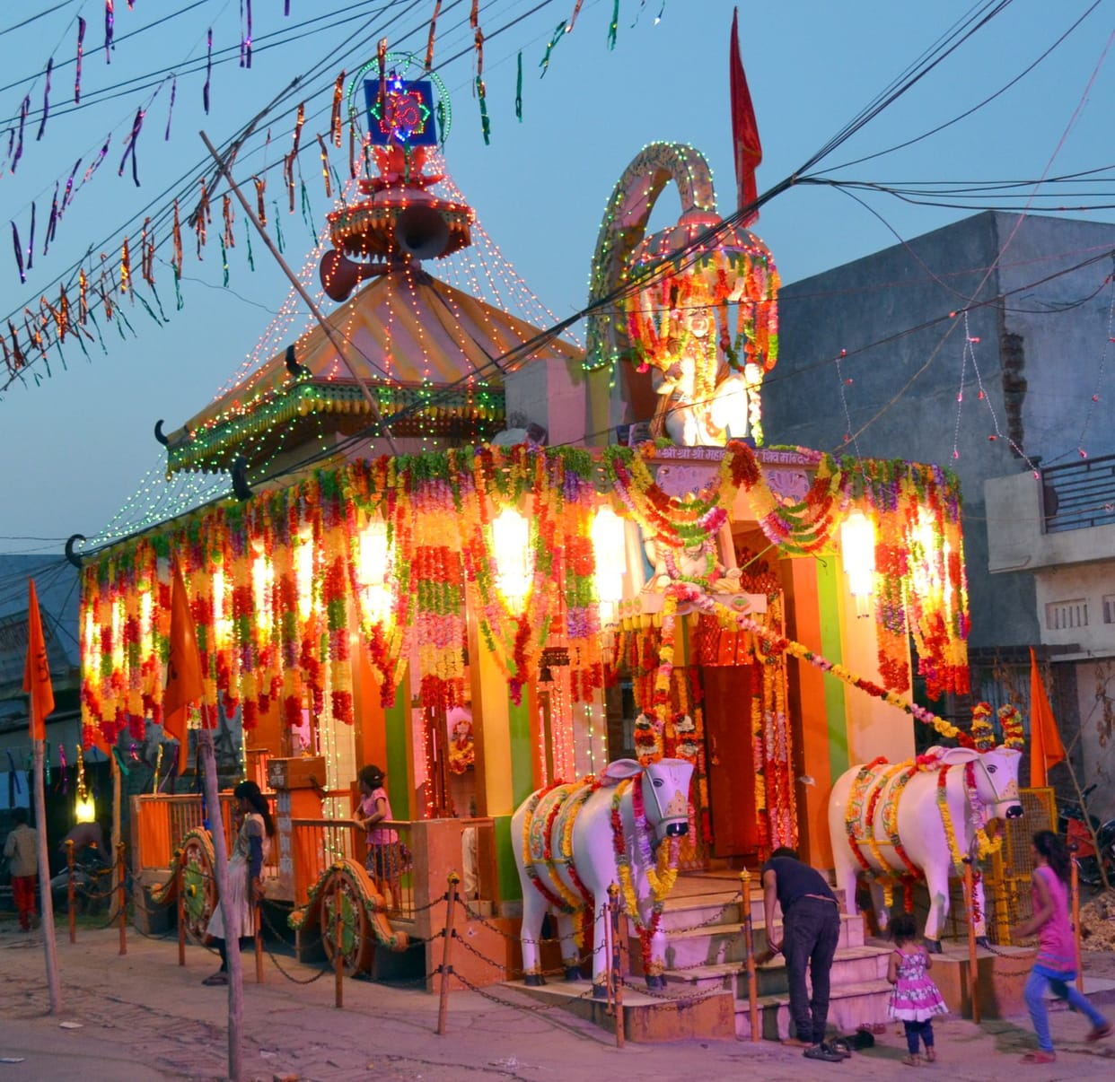 'Naive' to embellish the small Kashi Jalabhishek