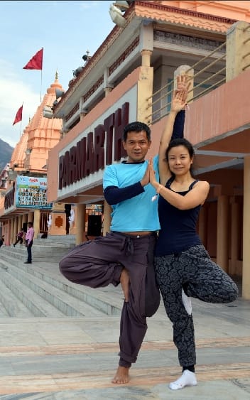  last day of international yoga festival in rishikesh.