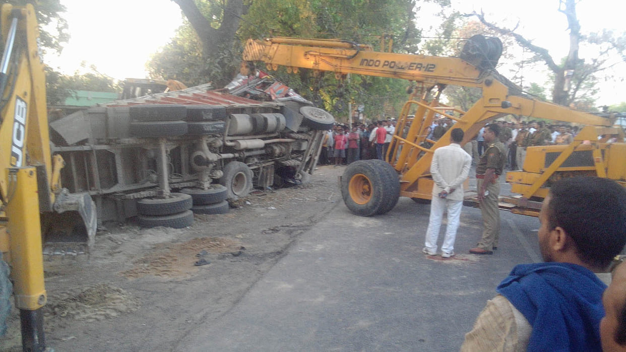 Uncontrolled truck killed two people