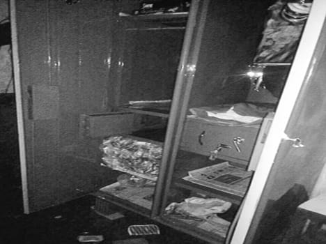 Broke four locks, including cash stolen millions
