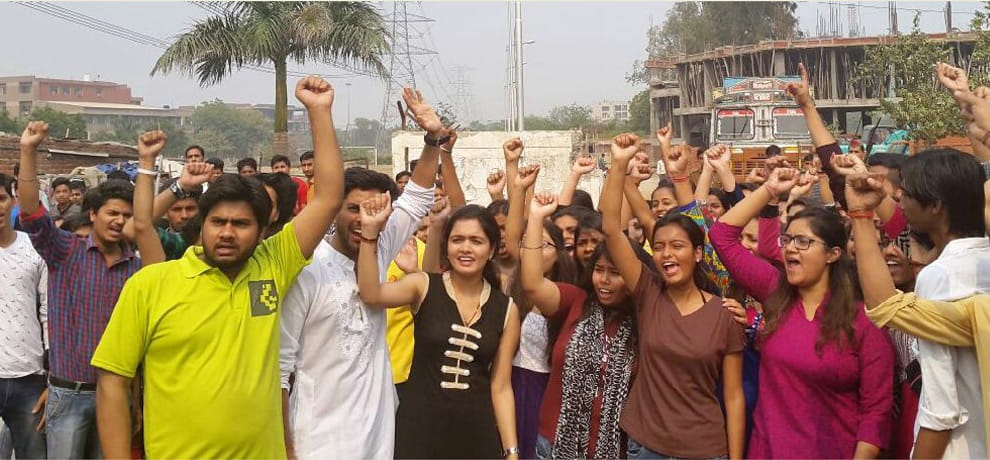 Students-Director clash in college