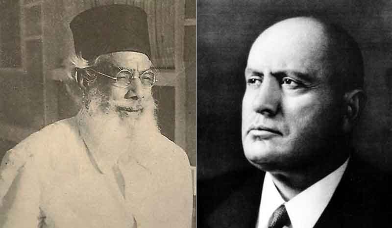 bs moonje and benito mussolini