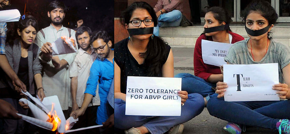 The new controversy in JNU, Manusmriti burned inside campus