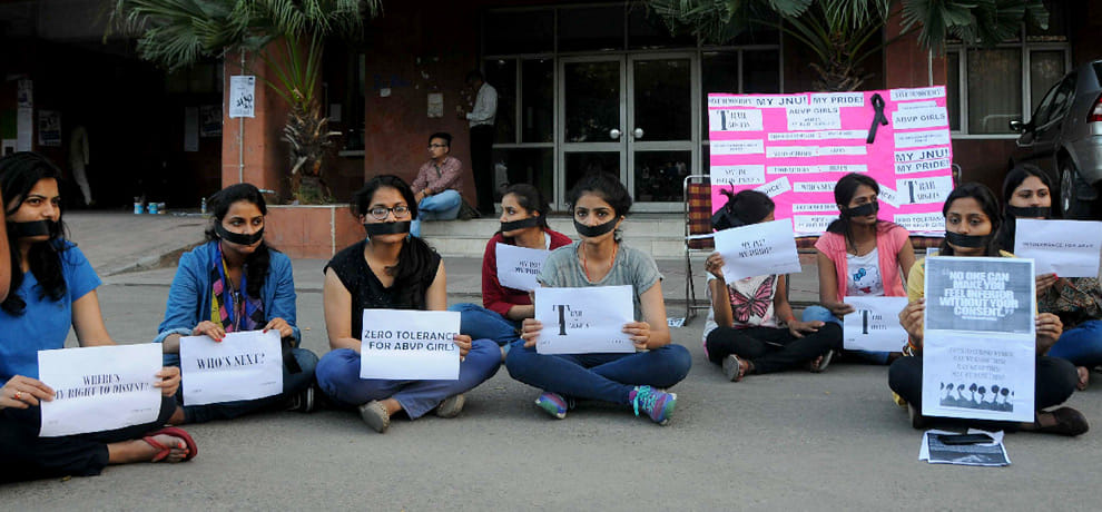The new controversy in JNU, Manusmriti burned inside campus