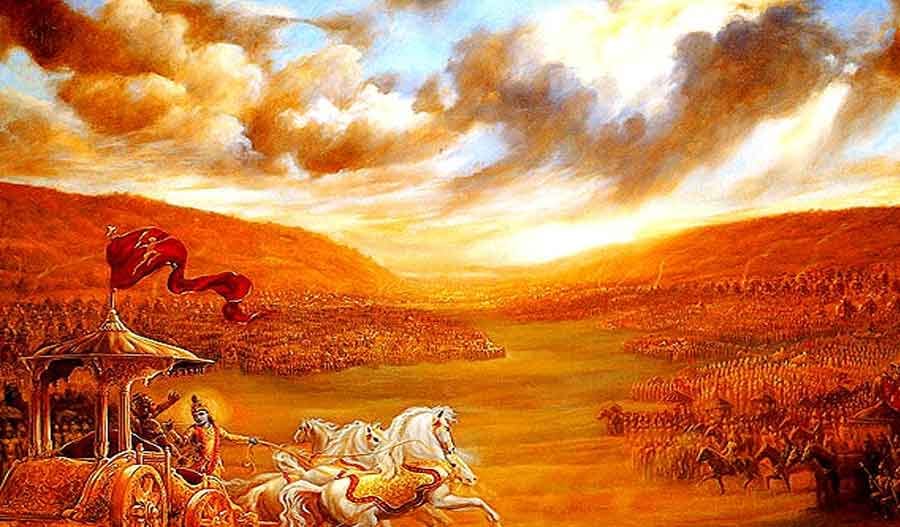 krishna leela during mahabharat war