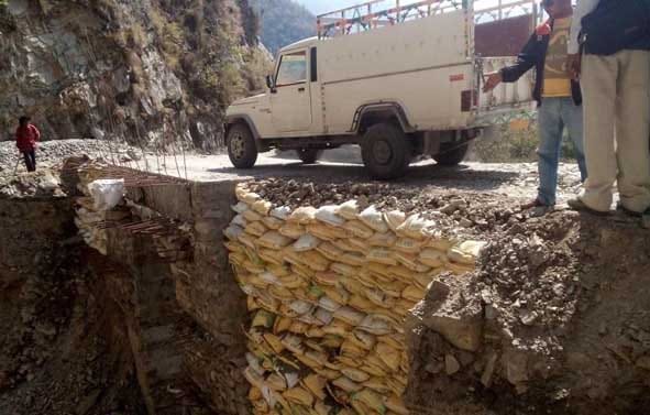 Feeling line runs within one month of culvert