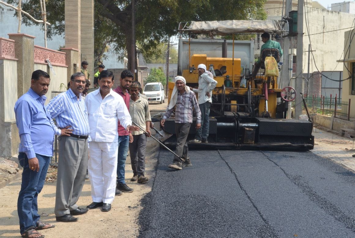  development, work began in Ward-23, mohali  