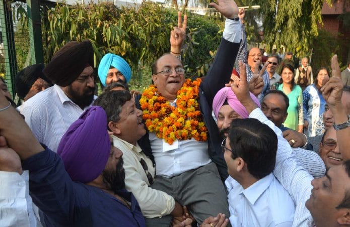 sandeep sahni won pesident post of chandigarh club
