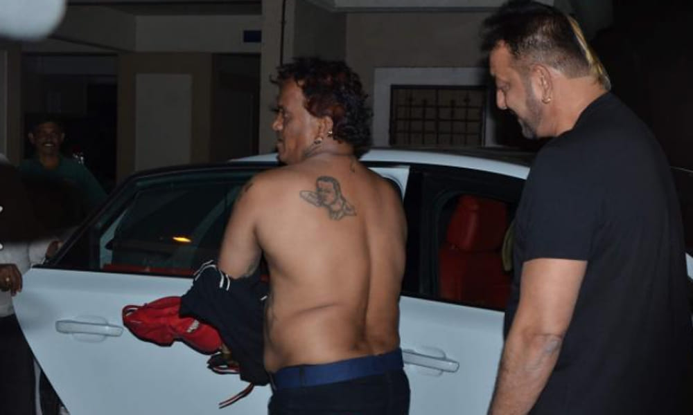 Crazy Fan tattoos Sanjay Dutt's face all over his body