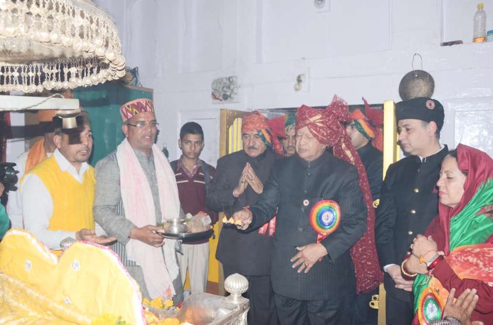 cm virbhadra singh in international shivratri festival mandi