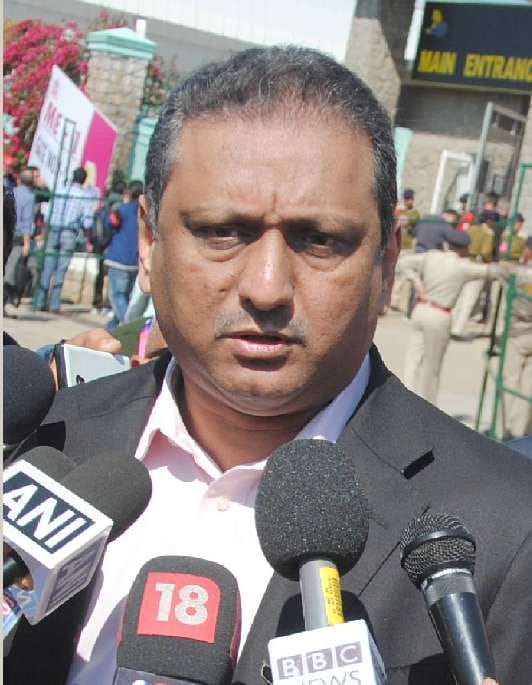 india-pakistan match will be held in dharamshala, say shridhar.