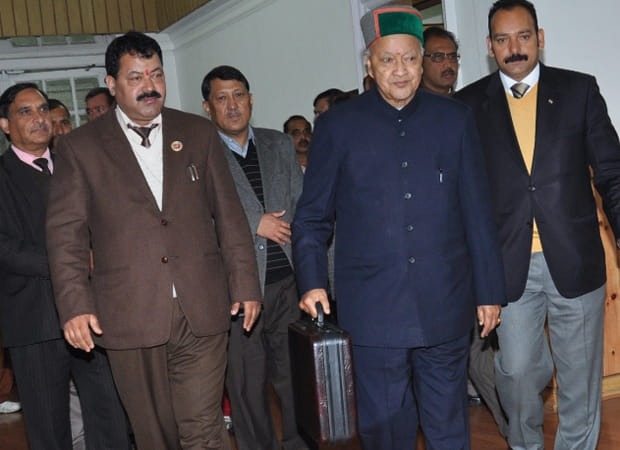 cm virbhadra singh present budget of himachal pradesh in vidhan sabha