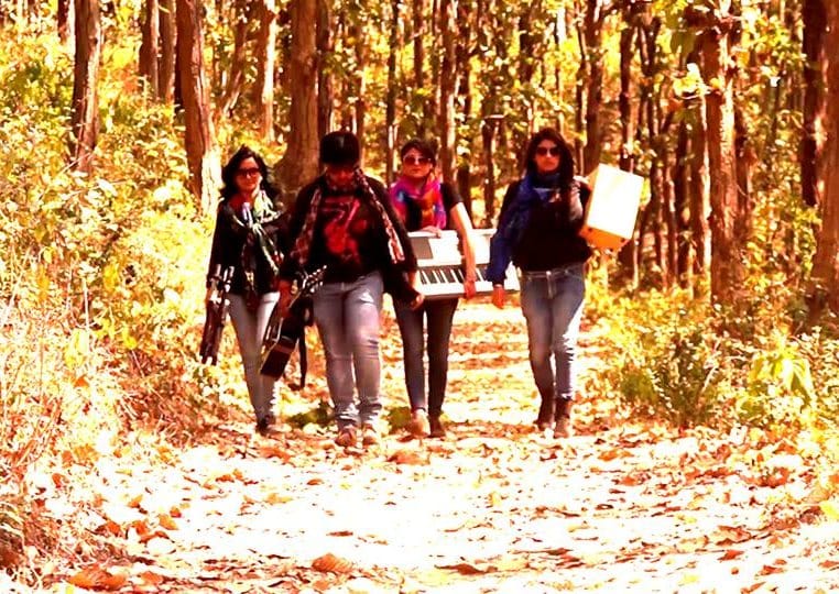dehradun womenia band in international women's day