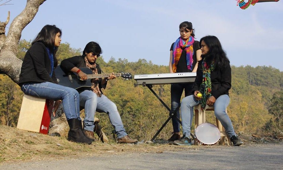 dehradun womenia band in international women's day